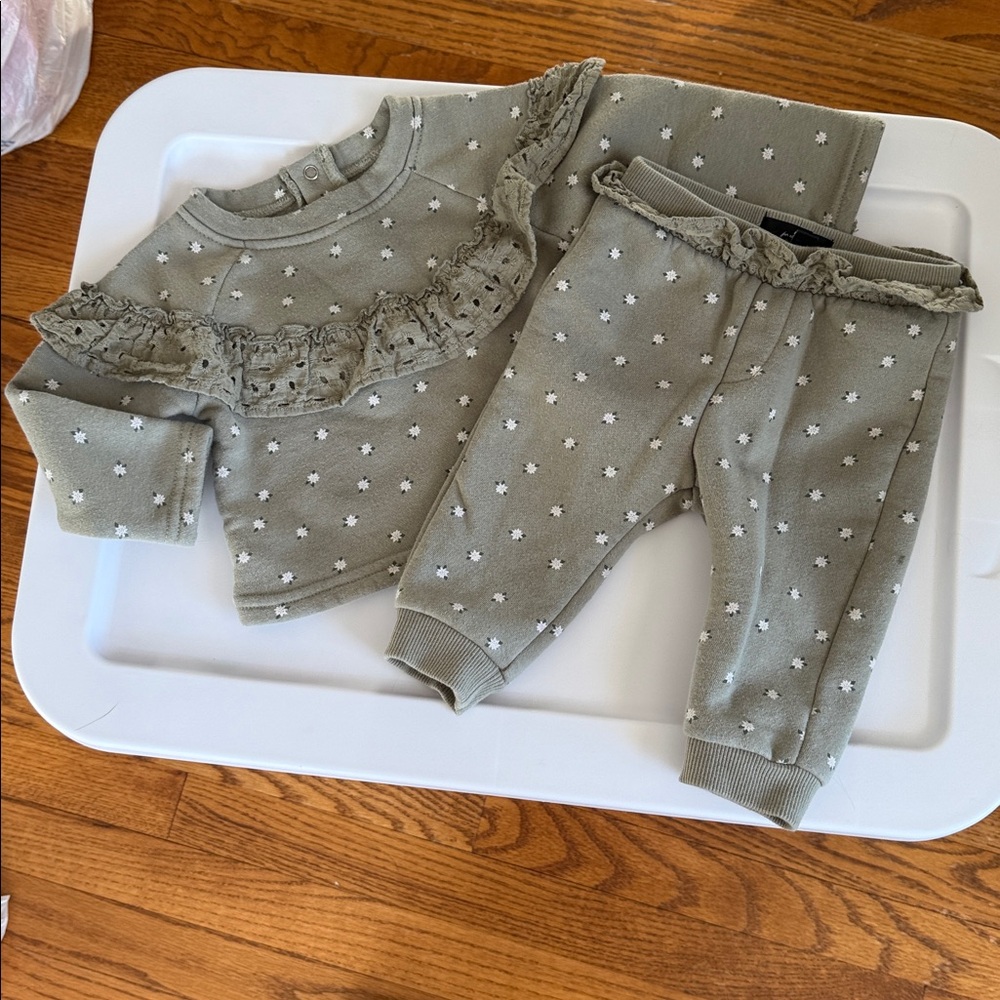 Baby Girl Sweatshirt Outfit Bundle - Picture 4 of 8